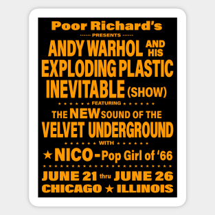 Exploding Plastic Inevitable Sticker